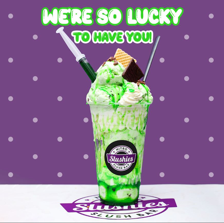 Nitro Slushies Mint Madness Sundaes in Wishaw